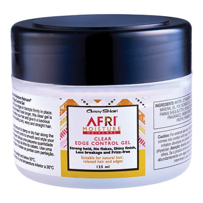 Afri Moisture Haircare Clear Control Edge Gel 125g