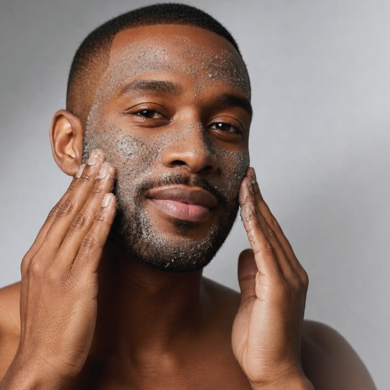 Mens 3-in-1 Face Wash, Scrub and Mask - Image 2